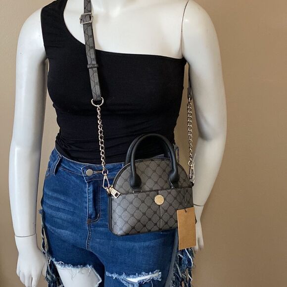 NWT Steve Madden (bbrody) Crossbody Black/Grey - Picture 13 of 14